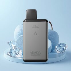 Adalya AD 10000 Пуфове Синьо Лед Алуминиева Тръба Издръжливо Вейпче