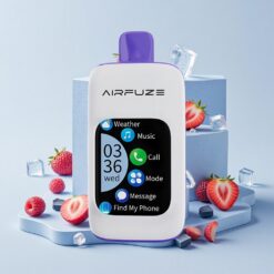 AirFuze Smart 30000 Пуфове Еднократна вейп Синьо Малиново Лед 2.01"TFT