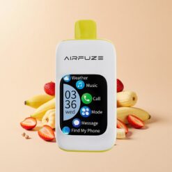 AirFuze Smart 30000 Пуфове Едноразов Вейп Ягода-Банана с TFT дисплей