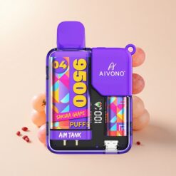 Aivono AIM-TANK 9500 Пуфове Саксра Грозде с 18мл Течност
