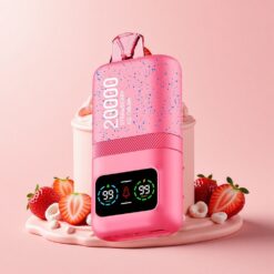 Aivono Aim Magic 20000 Пуфове ягодов сладолед Двойни мрежести намотки