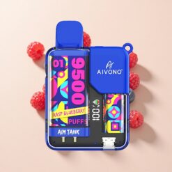Aivono Aim Tank 9500 Пуфове 18ml Електронен Смок Малина Синьо