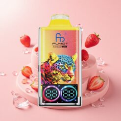Fumot Leopard 40K Пуфове Диспосъбъл Vape Ягода Лед Двойна мрежеста намотка