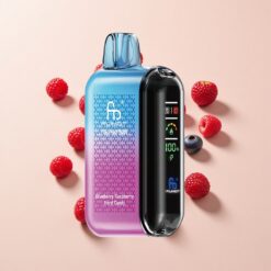 Fumot Tornado 20000 Пуфове Двойна Мрежа Боровинка Малина Твърд Бонбон