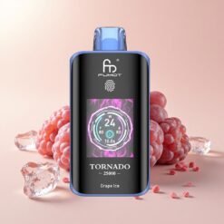 Fumot Tornado 25000 Пуфове Гледжов Лед Акумулаторна 700mAh