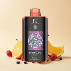 Fumot Tornado 25000 Пуфа HD Екран Тропически Дъга Вкус