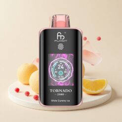 Fumot Tornado 25000 Пуфове Акумулаторна Бял Гуми Лед