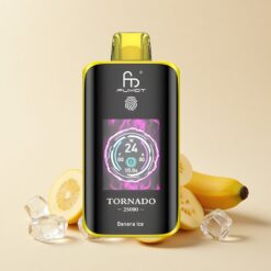Fumot Tornado 25000 Пуфа Едноразово Вейп Банан Лед с Type-C