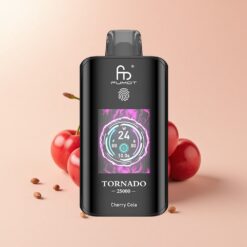 Fumot Tornado 25000 Пуфове Черешова Кола с Type-C Зарядно