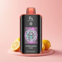 Fumot Tornado 25000 Пуфове Розов Лимонада с Type-C Зарядно