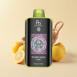 Fumot Tornado 25000 Пуфоса Едноразово Vape Грозде Лимон с Type-C