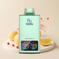 Fumot Tornado 35000 Диспоузъбли Уайт Гъми Айс с USB-C
