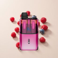 Fumot Ultra T32000 24ml Син Малина Лед - Боровинка Малина