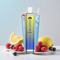Hayati Pro Max 4000 Вдишвания Диспозейбъл Вейп Синьо Малинови Лимонаде 1400mAh
