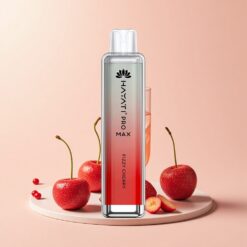 Hayati Pro Max 4000 Въздушни удари Едноразово Вейп Шипряща Череша с 2ml Танк