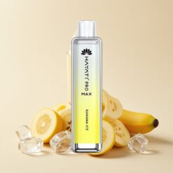 Hayati Pro Max 4000 Вкус Бананов Лед с 5% Никотин и 1400mAh Батерия