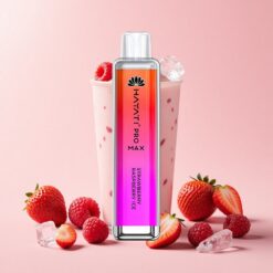 Hayati Pro Max 4000 Въздухи Диспозейбъл Vape Ягода Малина Лед 1400mAh
