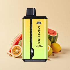 Hayati Pro Ultra 15000 Пуфса Диспозейбъл Вейп Диня Киви Пасънфрут 12мл