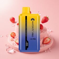 Hayati Pro Ultra 15000 Пуфа 12ml Син Малина Ананас