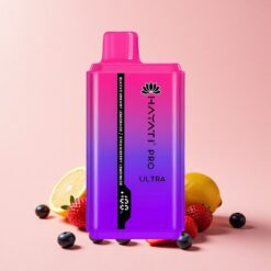Hayati Pro Ultra 15000 Пуфове Черна Cassis Лимонада Ягода Лимонада 12ml