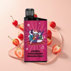 IGET Bar 3500 Пуфове Едноразово Виейп Череша Ягода Драконов Плод 1400 mAh