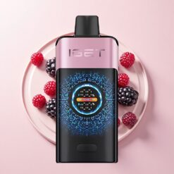 IGET ONE 12000 Пуфове Пуфове Диспосабул Вейп Blackberry Ice с Голям Цветен Екран