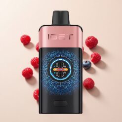 IGET ONE 12000 Пуфове Пуфове Диспосабул Вейп Боровинка Малина с Голям Извит Цветен Екран