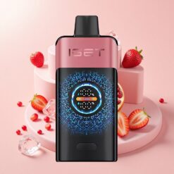 IGET ONE 12000 Пуфове Диспоузабъл Вейп Ягода Нар ПКЛЕД Голям Цветен Екран