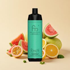 RandM Fumot Shisha 10000 Пуфове LED Динена Пъпеш Маракуя Мента