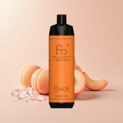 RandM Fumot Shisha 10000 Пуфове LED Праскова Лед Еднократна Vape