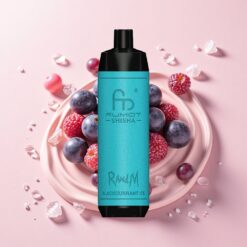 RandM Fumot Shisha 10000 Пуфове Еднократна Vape Черен Касис Лед с 0.5% Никотин