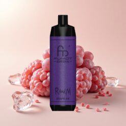 RandM Fumot Shisha 10000 Пуфове Еднократна Vape Гроздов Лед 18ml