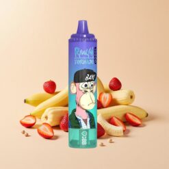 RandM Fumot Tornado 15000 Пуфове Дисposable Вейп Ягода-Банана LCD