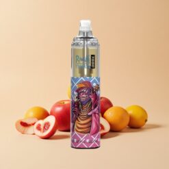 RandM Fumot Tornado 7000 Червена Ябълка Лимон RGB Light