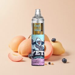 RandM Fumot Tornado 7000 прахове праскова боровинков бонбон с RGB светлина