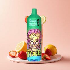 RandM Fumot Tornado 9000 Пуфове Ягодов Лимонад 18mL Мрежеста намотка