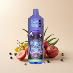 RandM Fumot Tornado 9000 Пуфове Алоя и Грозде RGB Дисплей