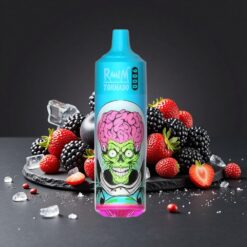 RandM Fumot Tornado 9000 Пуфове Черен Дракон Лед с RGB Дисплей