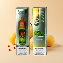 RandM Fumot Tornado 9000 зареждаем дисплей кисели бонбони